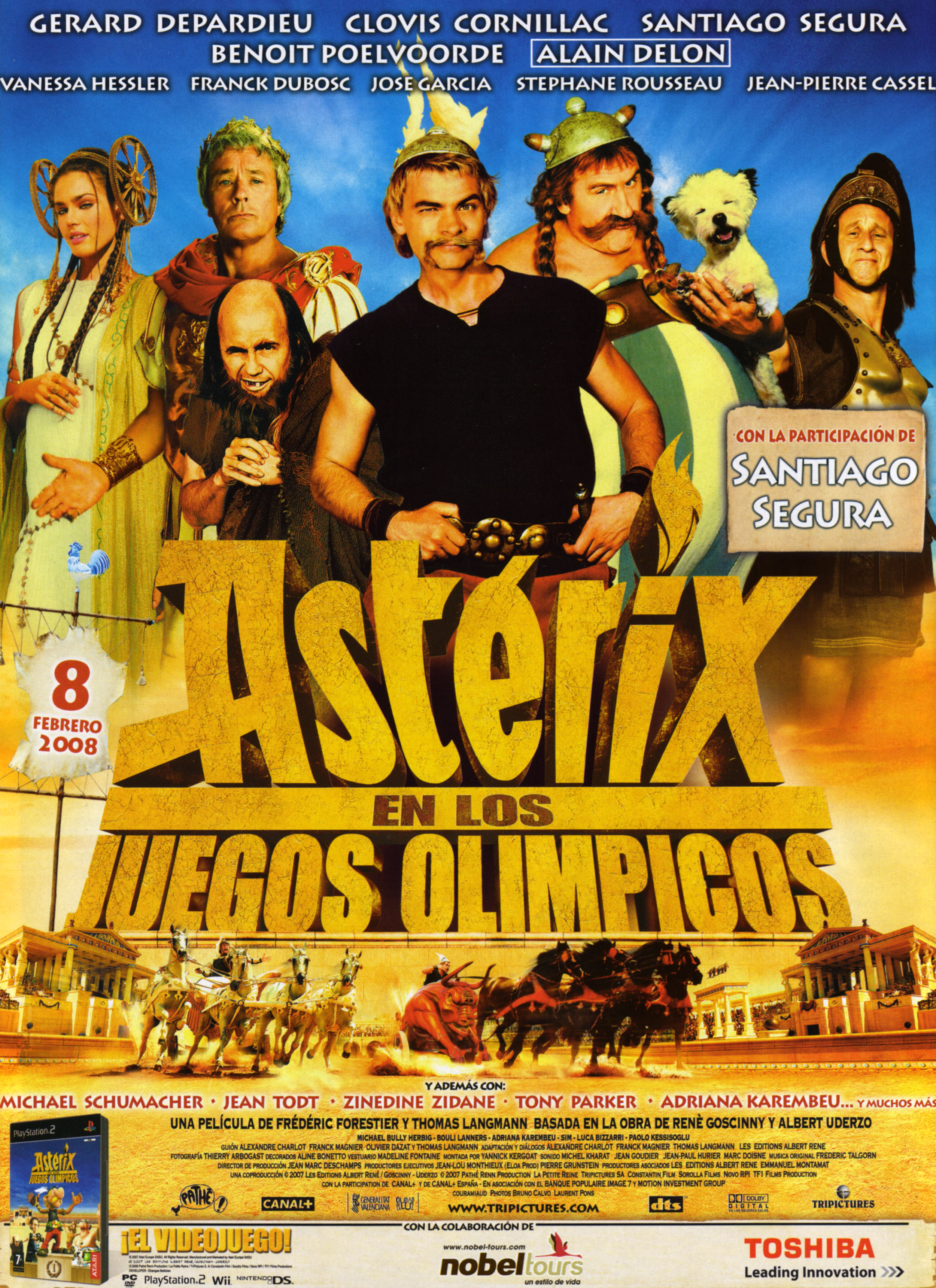 Astérix en los Juegos Olímpicos (Astérix Aux Jeux Olympiques) (2008) - Asterix Y Los Juegos Olimpicos Actores