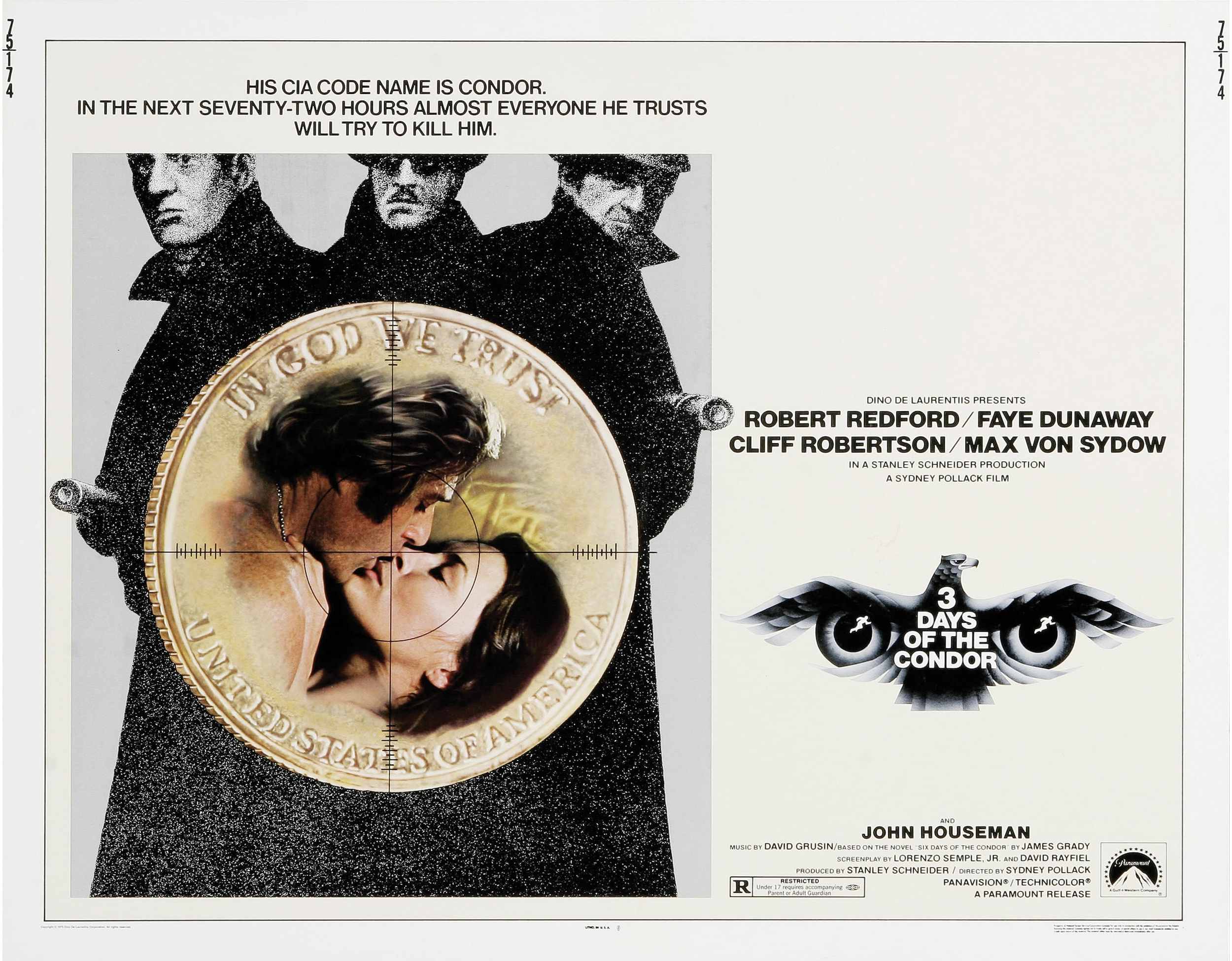 Los tres días del cóndor (Three Days of the Condor) (1975)